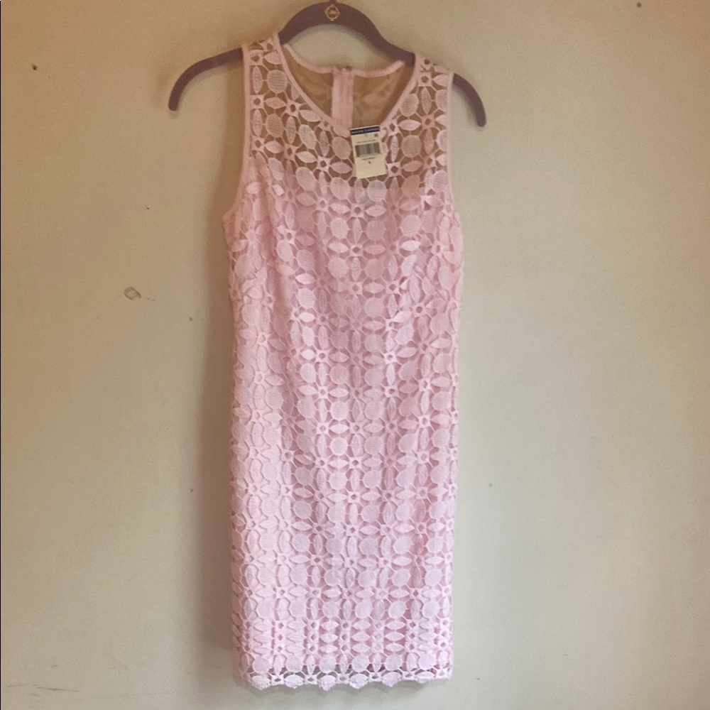 Polo by Ralph Lauren Pink Halter Midi Dress